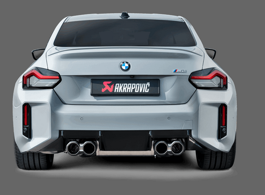 Akrapovic Titanium Slip-On Line Exhaust / Tail Pipe Set
