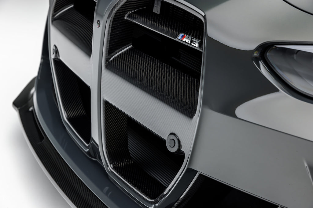 Vorsteiner G8X M3 / M4 Dry Carbon Aero Front Grille - 2x2 Gloss Finish