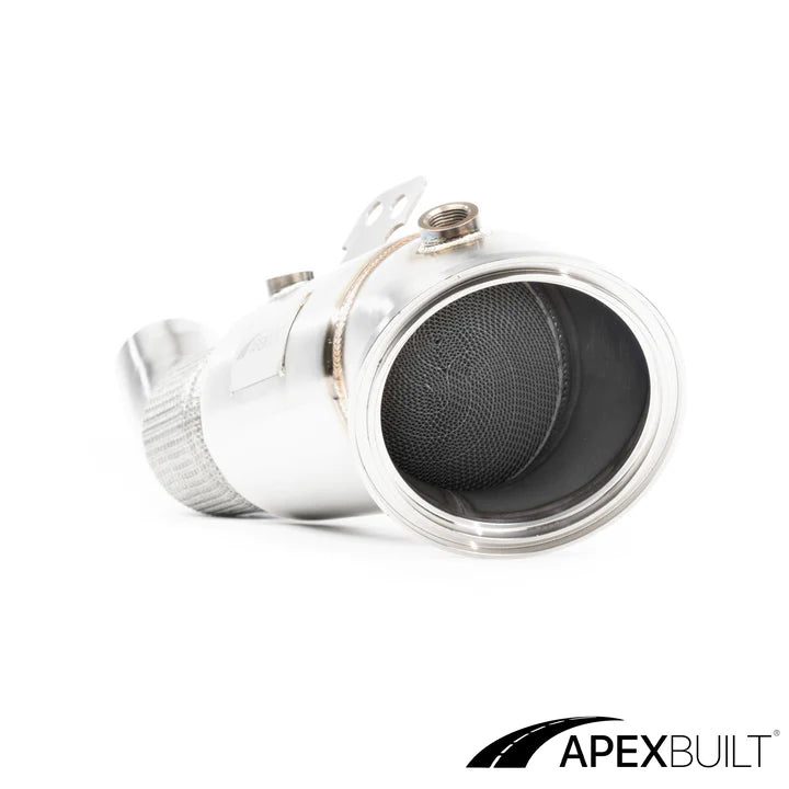 APEXBUILT® BMW G-CHASSIS B58 HIGH-FLOW CATTED DOWNPIPE (2018+)