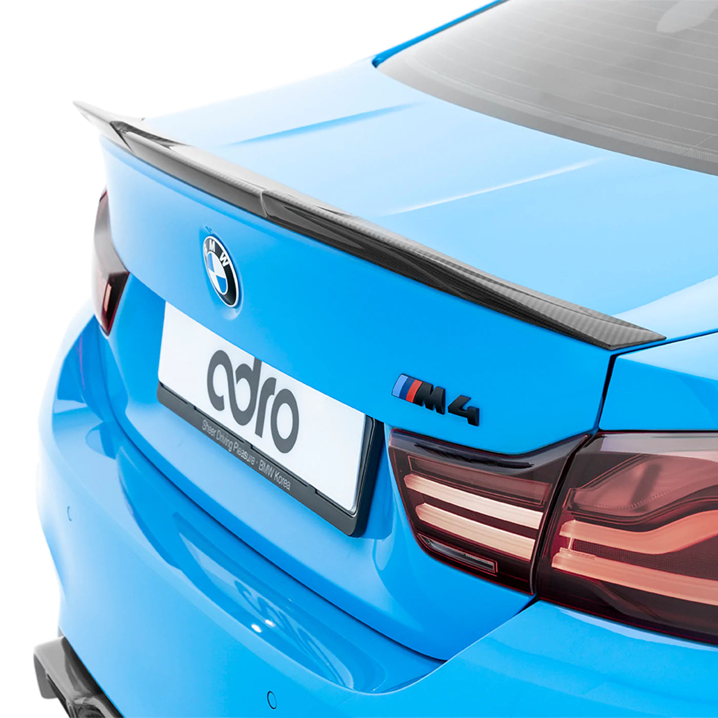 ADRO M4 F82 PREPREG CARBON FIBER TRUNK SPOILER