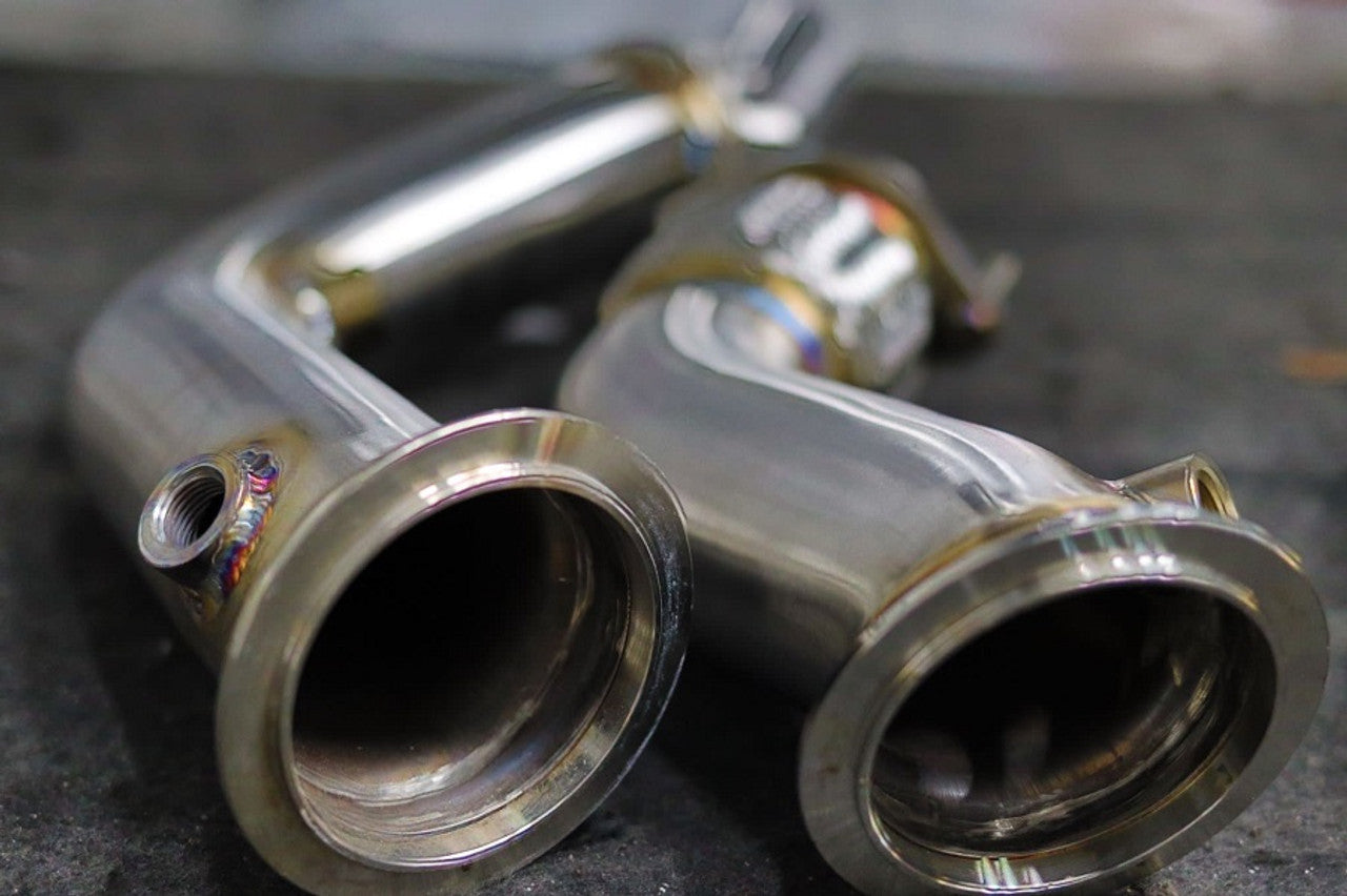 FP AUTO BMW S55 DOWNPIPES M2C M3 M4 W/ FLEX SECTION