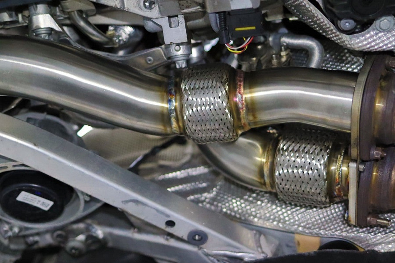 FP AUTO BMW S55 DOWNPIPES M2C M3 M4 W/ FLEX SECTION