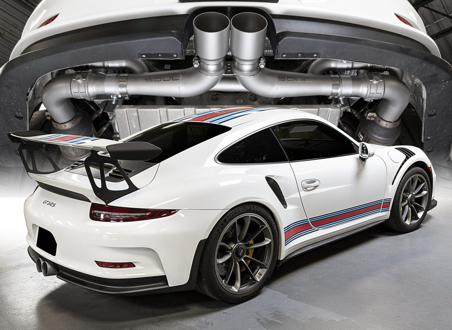 Porsche 991 GT3 / GT3 RS / 911R SOUL Modular Competition Exhaust Package