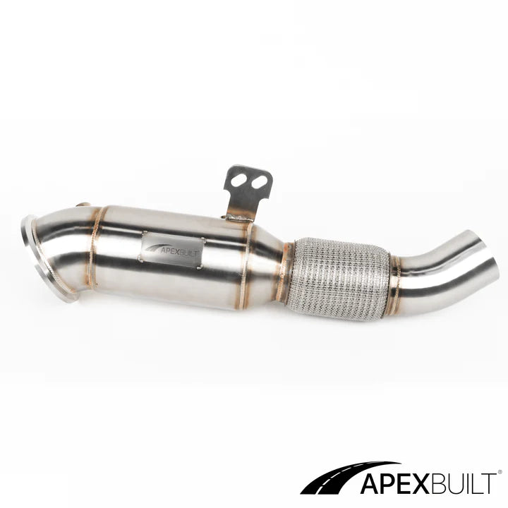 APEXBUILT® BMW G-CHASSIS B58 HIGH-FLOW CATTED DOWNPIPE (2018+)