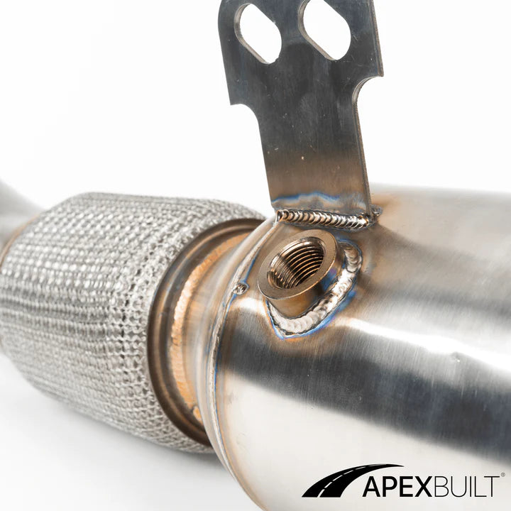 APEXBUILT® BMW G-CHASSIS B58 HIGH-FLOW CATTED DOWNPIPE (2018+)