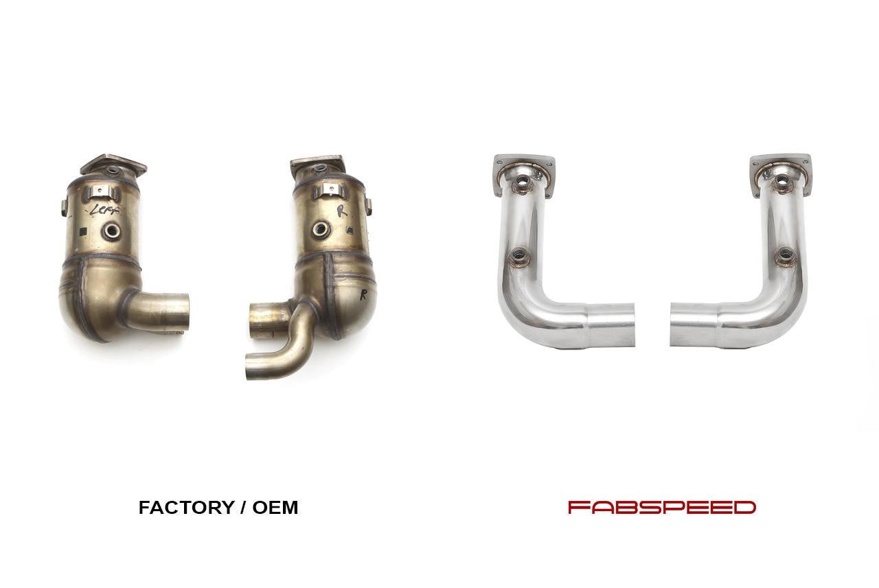 Fabspeed Porsche 991.2 Carrera link comp. Pipes (for Base) (2017-2019)