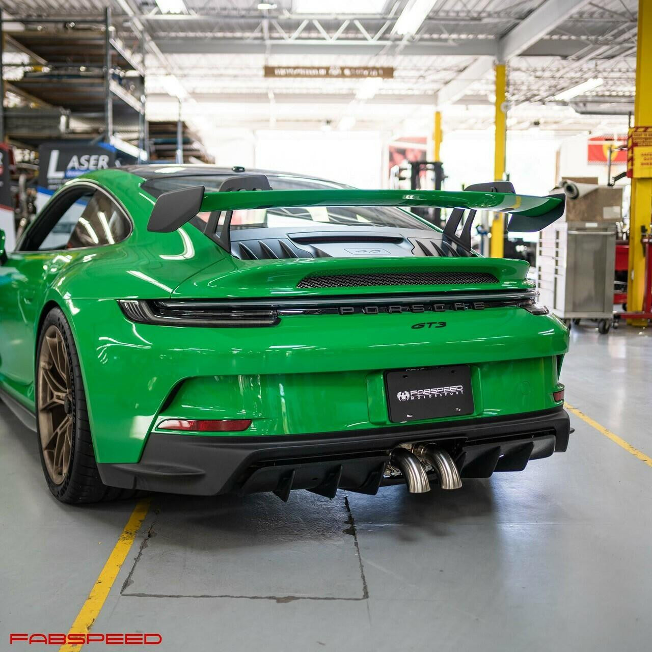 Fabspeed Porsche 992 GT3 Deluxe Dual Style Tips (2022+)