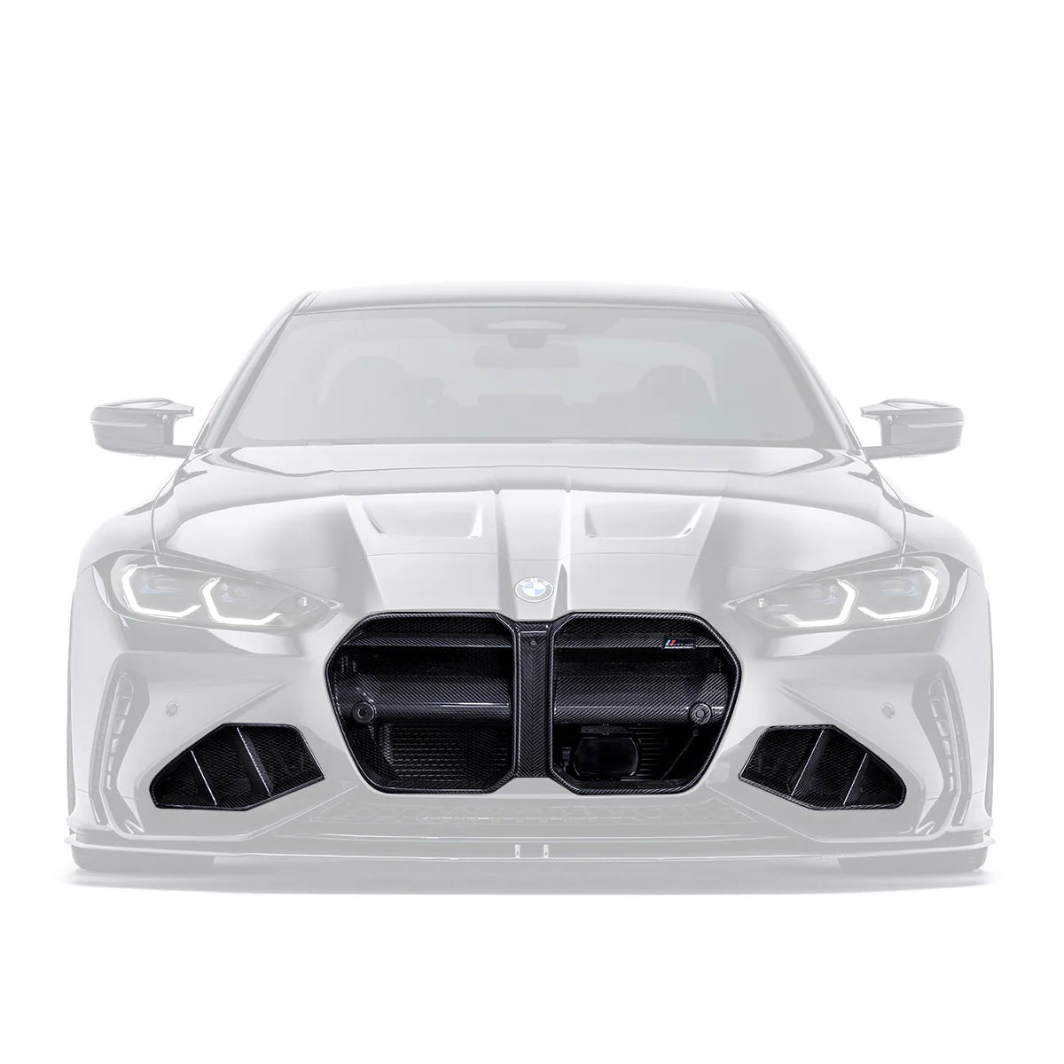 BMW G8X M3/M4 FRONT BUMPER CARBON FIBER GRILLE & DUCT VENTS