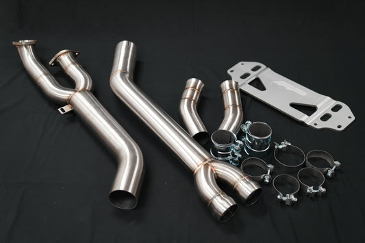 FP AUTO BMW G87 M2 S58 Single midpipe (Brace Included)