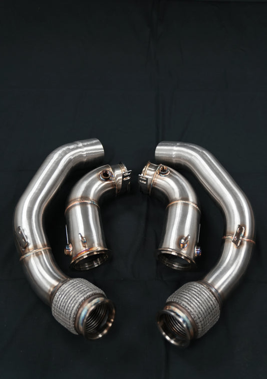 FP AUTO BMW F90 M5 F92 M8 Primary and Secondary Downpipes S63R