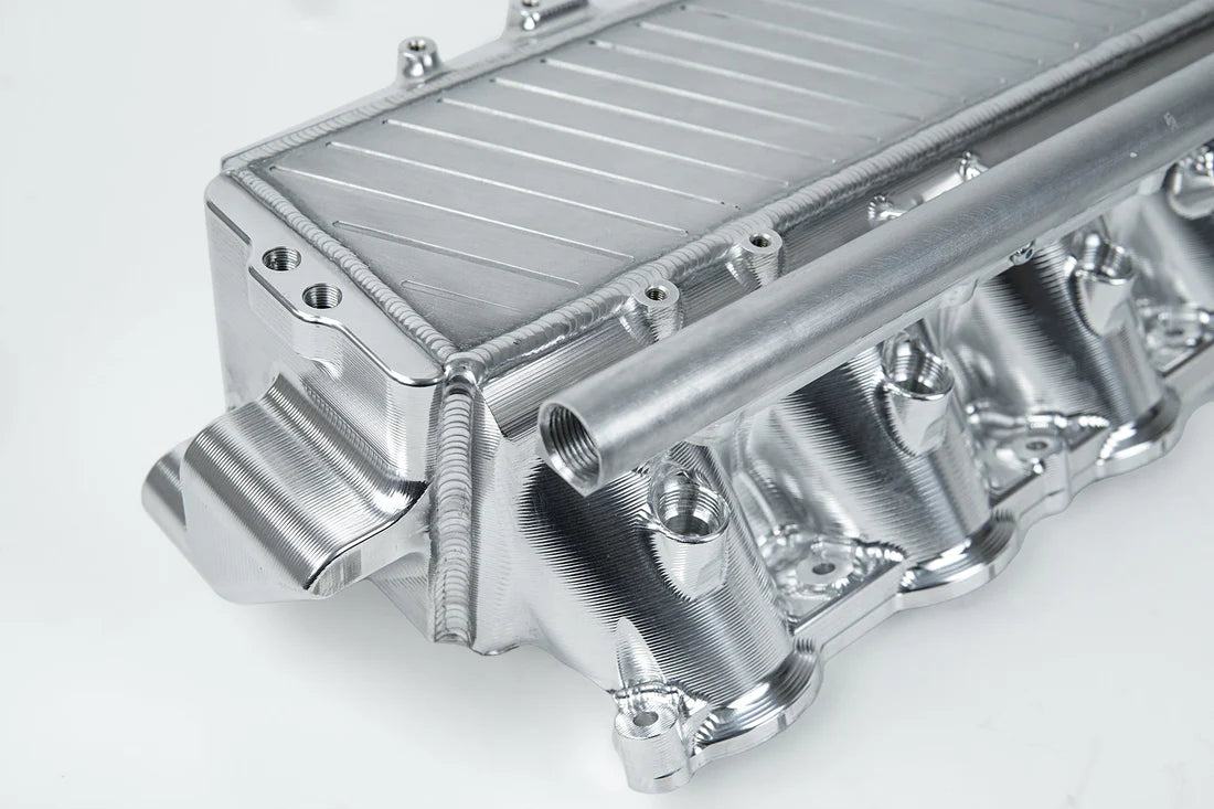 CSF - A90 Supra / BMW B58 Charge-Air Cooler Manifold - Raw Billet