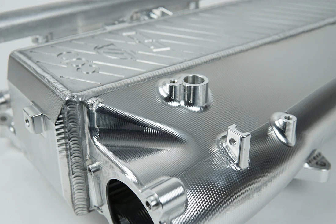 CSF - A90 Supra / BMW B58 Charge-Air Cooler Manifold - Raw Billet