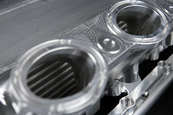 CSF - A90 Supra / BMW B58 Charge-Air Cooler Manifold - Raw Billet