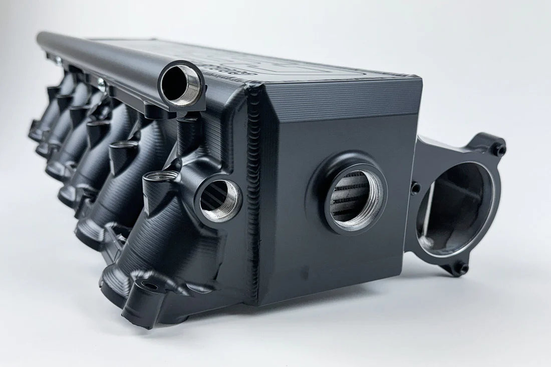 CSF - BMW Gen 2 B58 Race X Charge Air Cooler Manifold - Thermal Dispersion Black