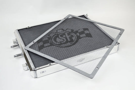 CSF - BMW F8X M3/M4 Front Mount Heat Exchanger w/ rock guard - Silver