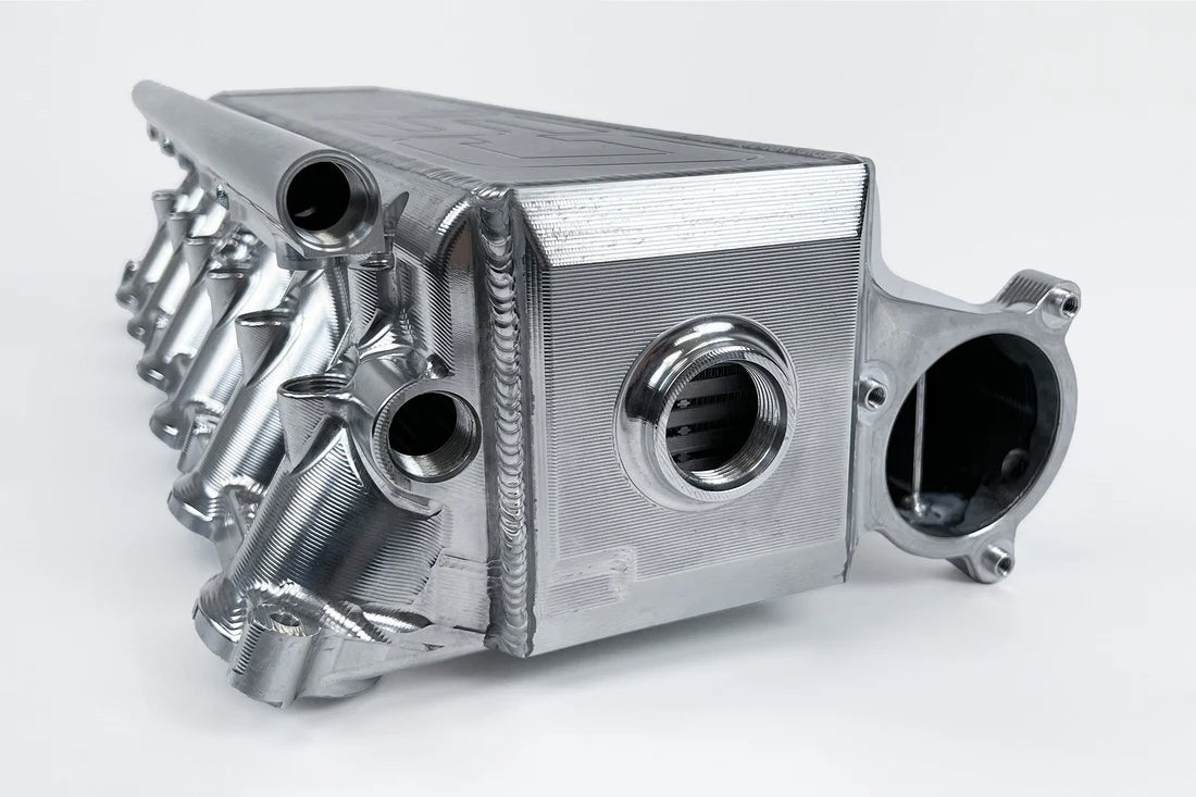 CSF - BMW Gen 2 B58 Race X Charge Air Cooler Manifold - Raw Billet
