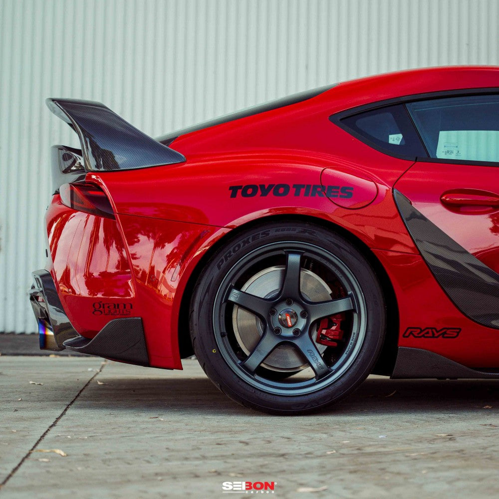 MB-STYLE CARBON FIBER REAR SPOILER FOR 2020-2023 TOYOTA GR SUPRA