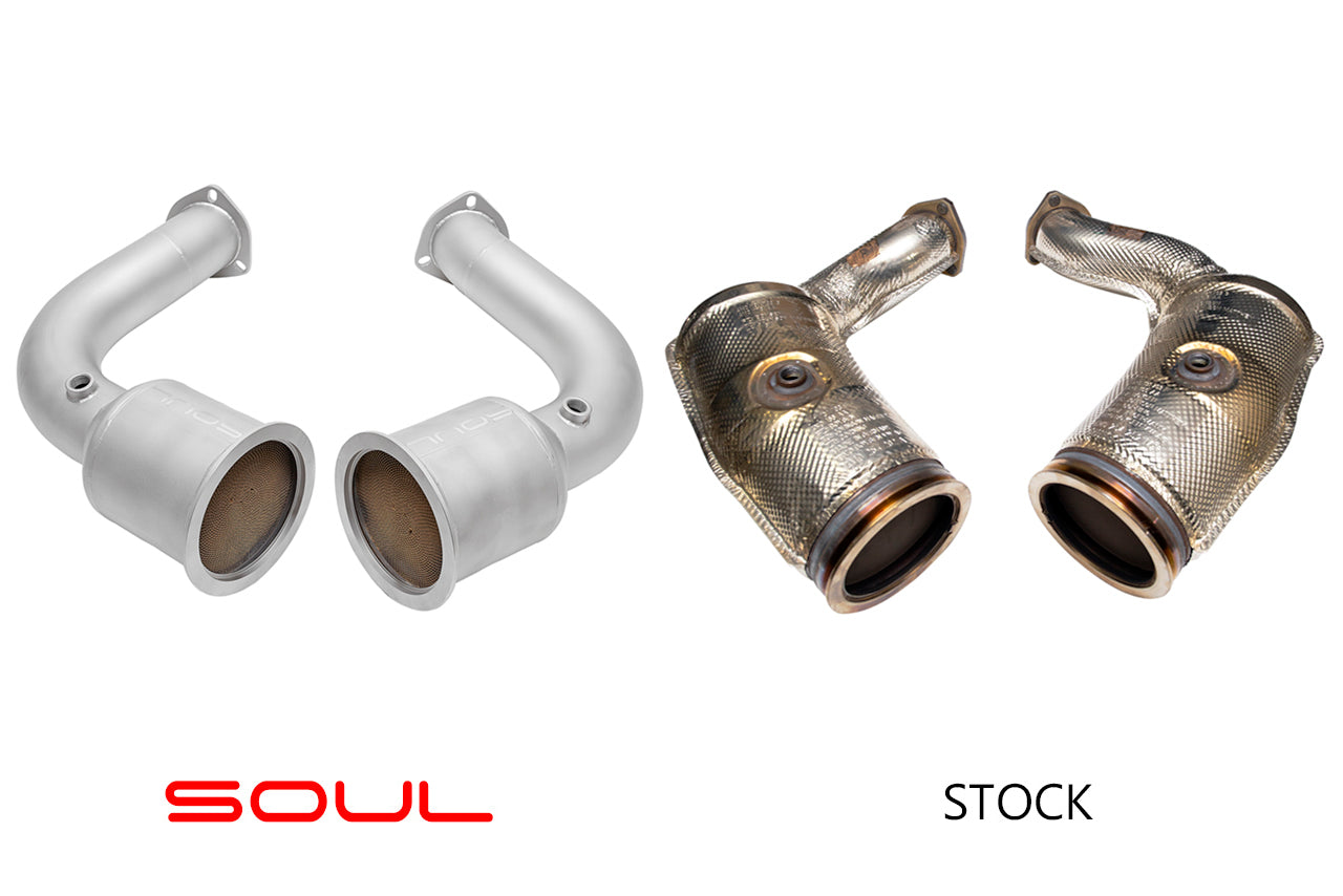 Audi RS Q8 SOUL Sport Catalytic Converter Downpipes