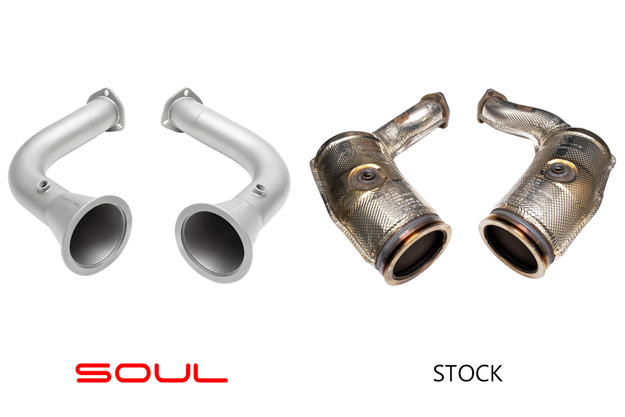 Audi RS Q8 SOUL Cat Bypass Pipes
