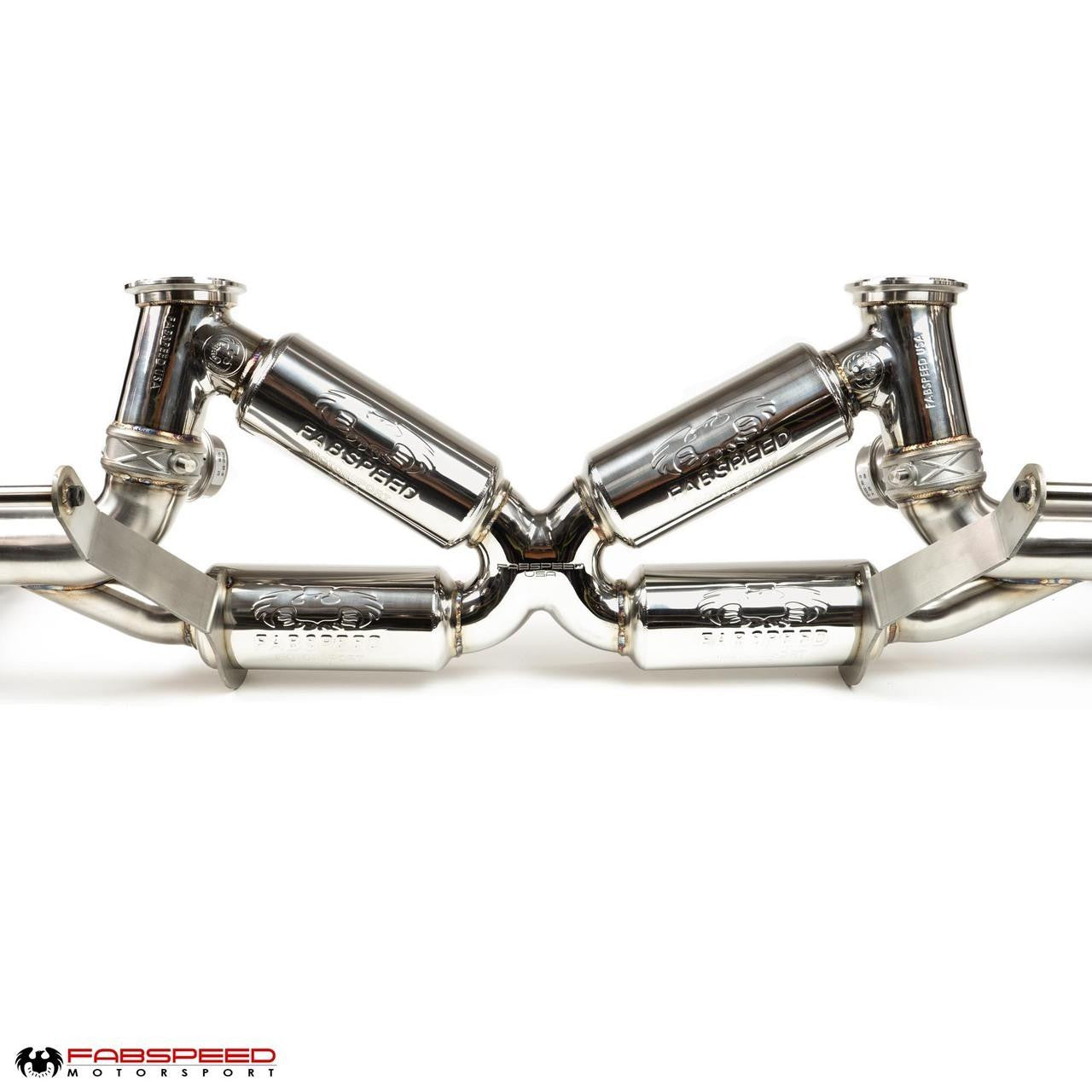 Fabspeed Audi R8 V10 Valvetronic Supersport X-Pipe Exhaust System (2019+)
